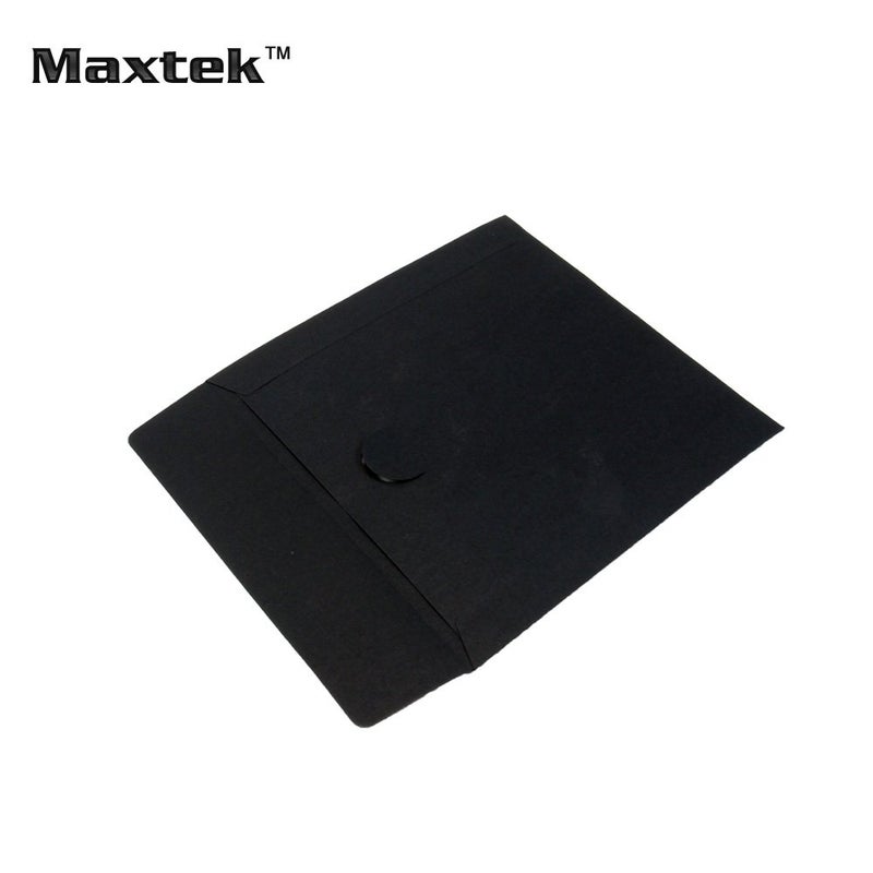 maxtek 1,000 Pack Maxtek Premium Thick Black Color Paper CD DVD Blu-ray Disc Sleeves Envelope with Window Cut Out and Flap, 100g Heavy Weight. - Image 2